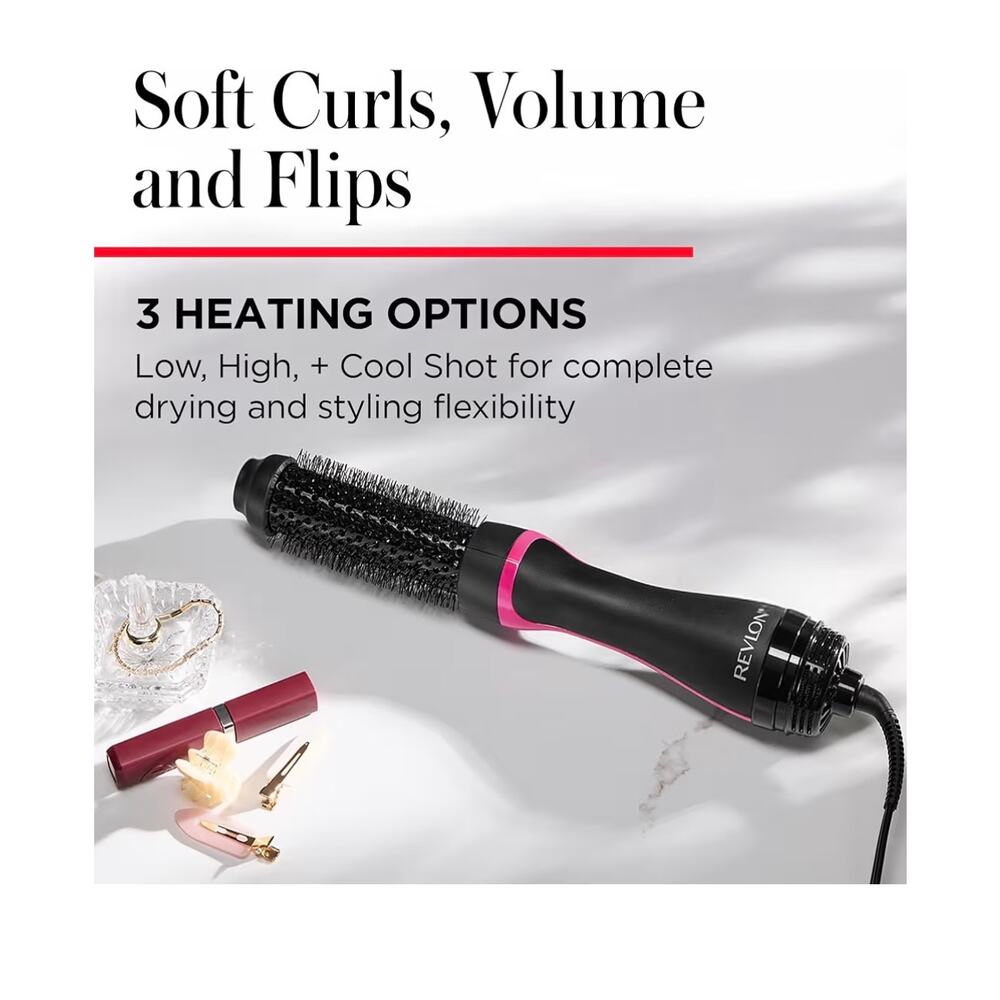 Open box REVLON One-Step Hair Dryer and Styler - Root Booster Round Brush - Picture 8 of 10